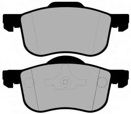 Комплект тормозных колодок, дисковый тормоз