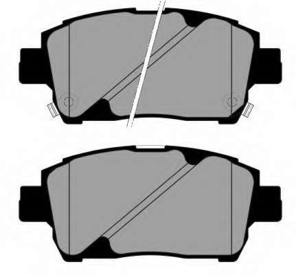 Комплект тормозных колодок, дисковый тормоз