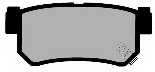 Комплект тормозных колодок, дисковый тормоз