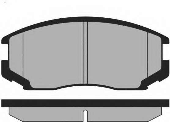 Комплект тормозных колодок, дисковый тормоз