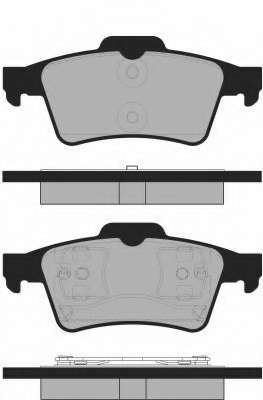 Гальмівні колодки, дискове гальмо (набір)