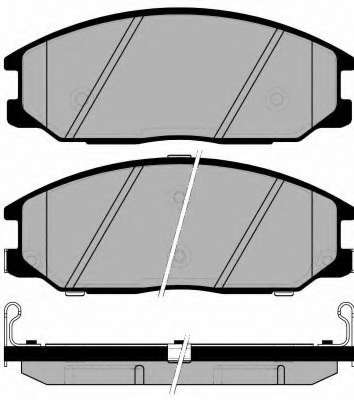Комплект тормозных колодок, дисковый тормоз