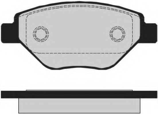 Гальмівні колодки, дискове гальмо (набір)