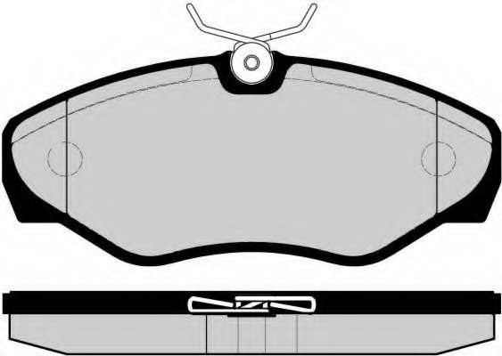 Гальмівні колодки, дискове гальмо (набір)