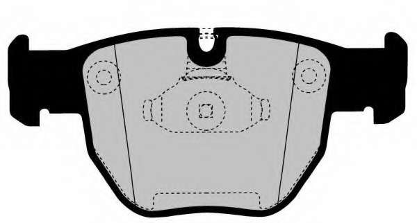Комплект тормозных колодок, дисковый тормоз