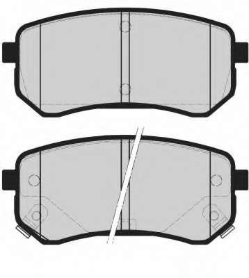 Комплект тормозных колодок, дисковый тормоз