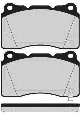 Комплект тормозных колодок, дисковый тормоз