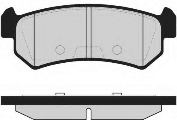 Комплект тормозных колодок, дисковый тормоз