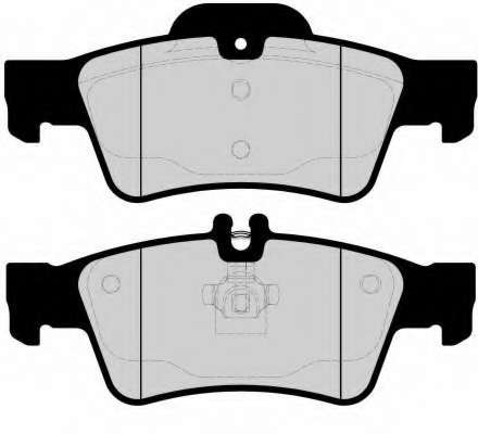 Комплект тормозных колодок, дисковый тормоз