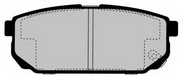 Комплект тормозных колодок, дисковый тормоз