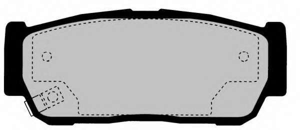 Комплект тормозных колодок, дисковый тормоз