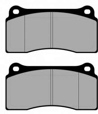 Комплект тормозных колодок, дисковый тормоз