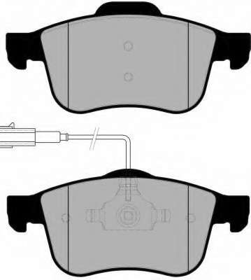Комплект тормозных колодок, дисковый тормоз