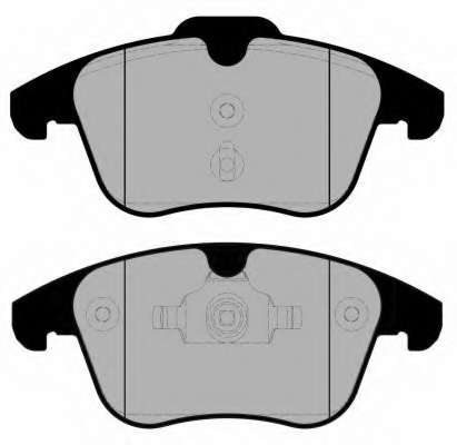 Гальмівні колодки, дискове гальмо (набір)