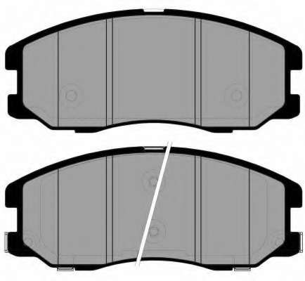 Комплект тормозных колодок, дисковый тормоз