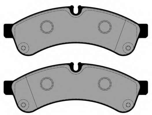 Комплект тормозных колодок, дисковый тормоз