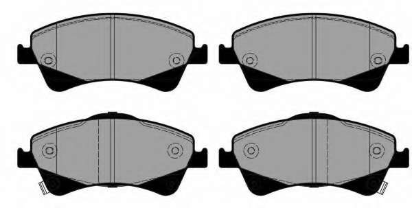 Комплект тормозных колодок, дисковый тормоз