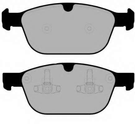 Комплект тормозных колодок, дисковый тормоз