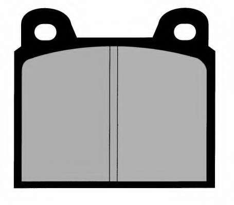 Комплект тормозных колодок, дисковый тормоз