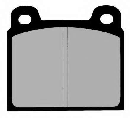 Комплект тормозных колодок, дисковый тормоз