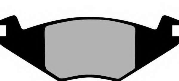 Комплект тормозных колодок, дисковый тормоз