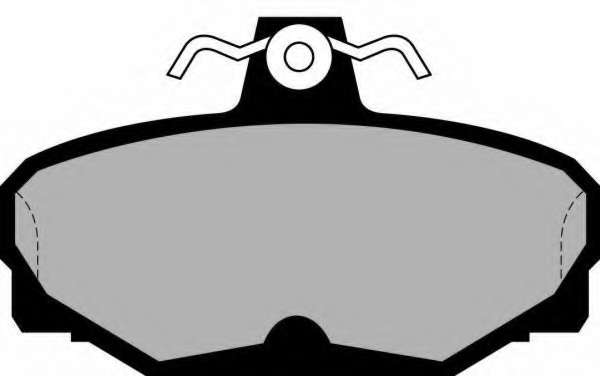 Комплект тормозных колодок, дисковый тормоз