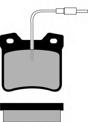Комплект тормозных колодок, дисковый тормоз