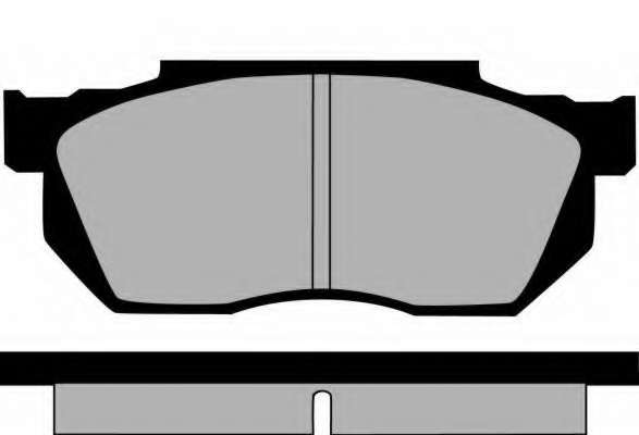 Комплект тормозных колодок, дисковый тормоз