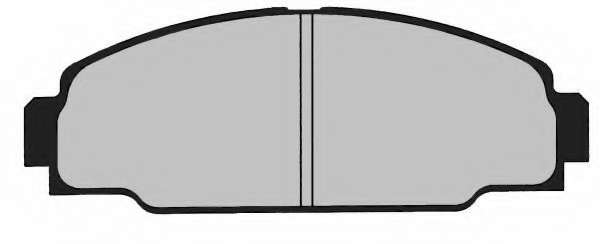 Комплект тормозных колодок, дисковый тормоз