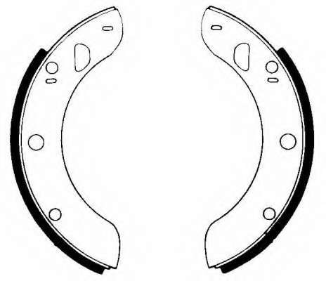 Комплект тормозных колодок