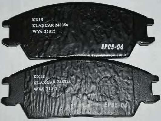 Комплект тормозных колодок, дисковый тормоз