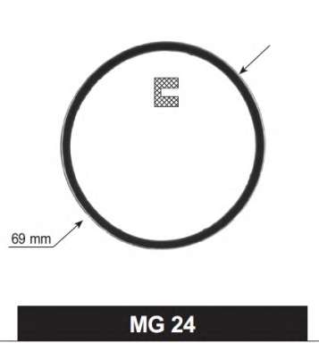 Прокладка, термостат