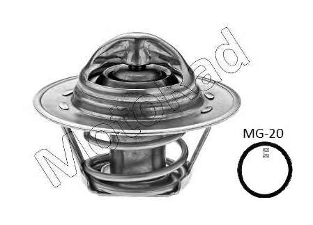 Термостат Duster/Logan/Vivaro/Clio/Kangoo/Megane I, II, III/Trafic 1,4/1.6/2.0i 98- (88 C)