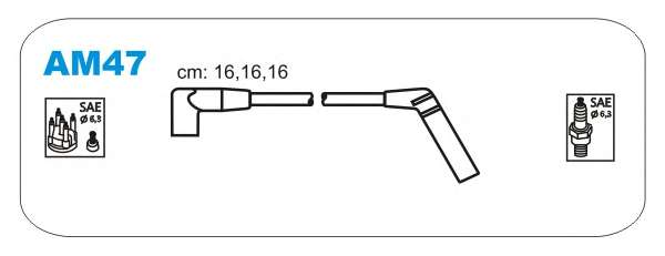 Комплект проводов зажигания