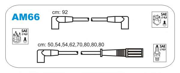 Комплект проводов зажигания