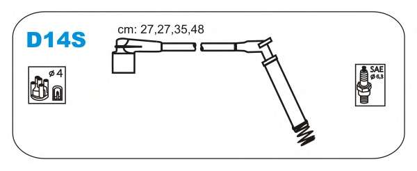 Комплект проводов зажигания