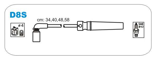 Комплект проводов зажигания