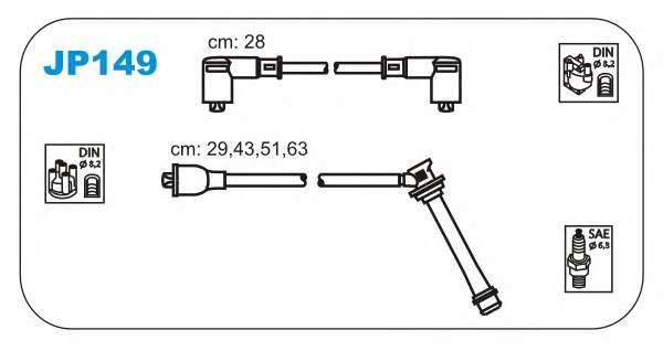 Комплект проводов зажигания