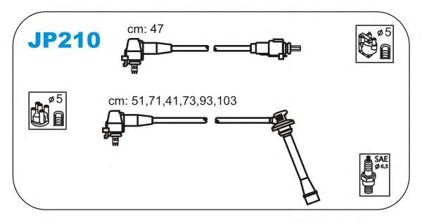 Комплект проводов зажигания