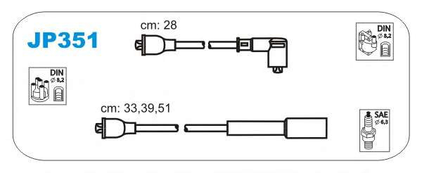 Комплект проводов зажигания