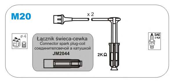Комплект проводов зажигания