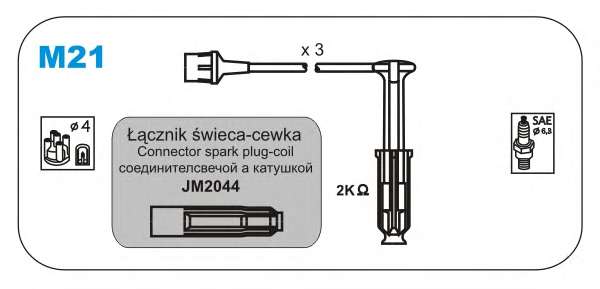 Комплект проводов зажигания
