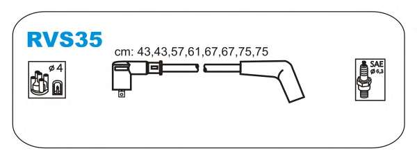 Комплект проводов зажигания