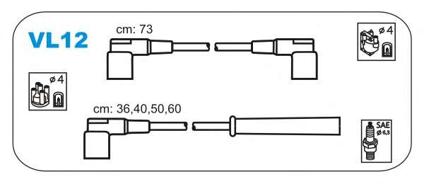 Комплект проводов зажигания
