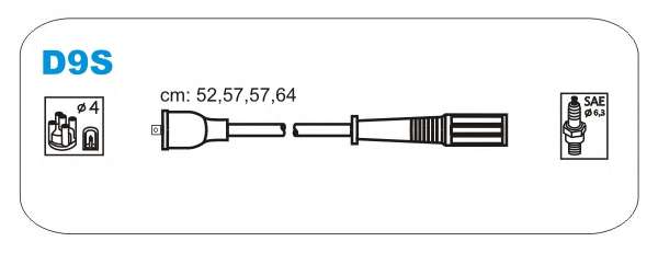 Комплект проводов зажигания