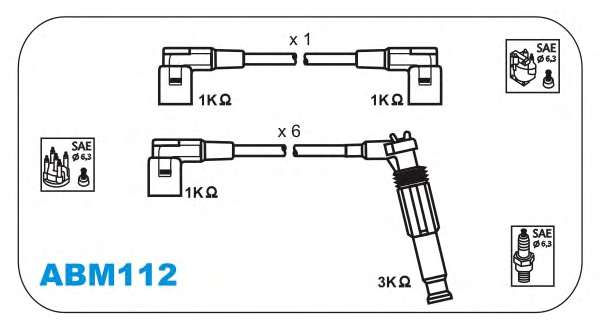 Комплект проводов зажигания