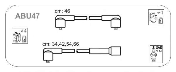 Комплект проводов зажигания