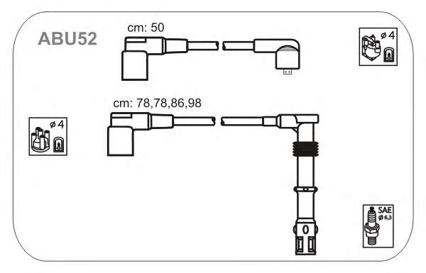 Комплект проводов зажигания
