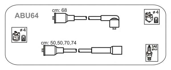 Комплект проводов зажигания