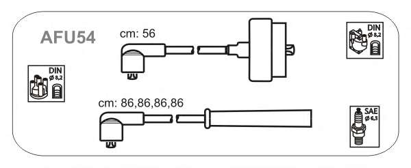 Комплект проводов зажигания